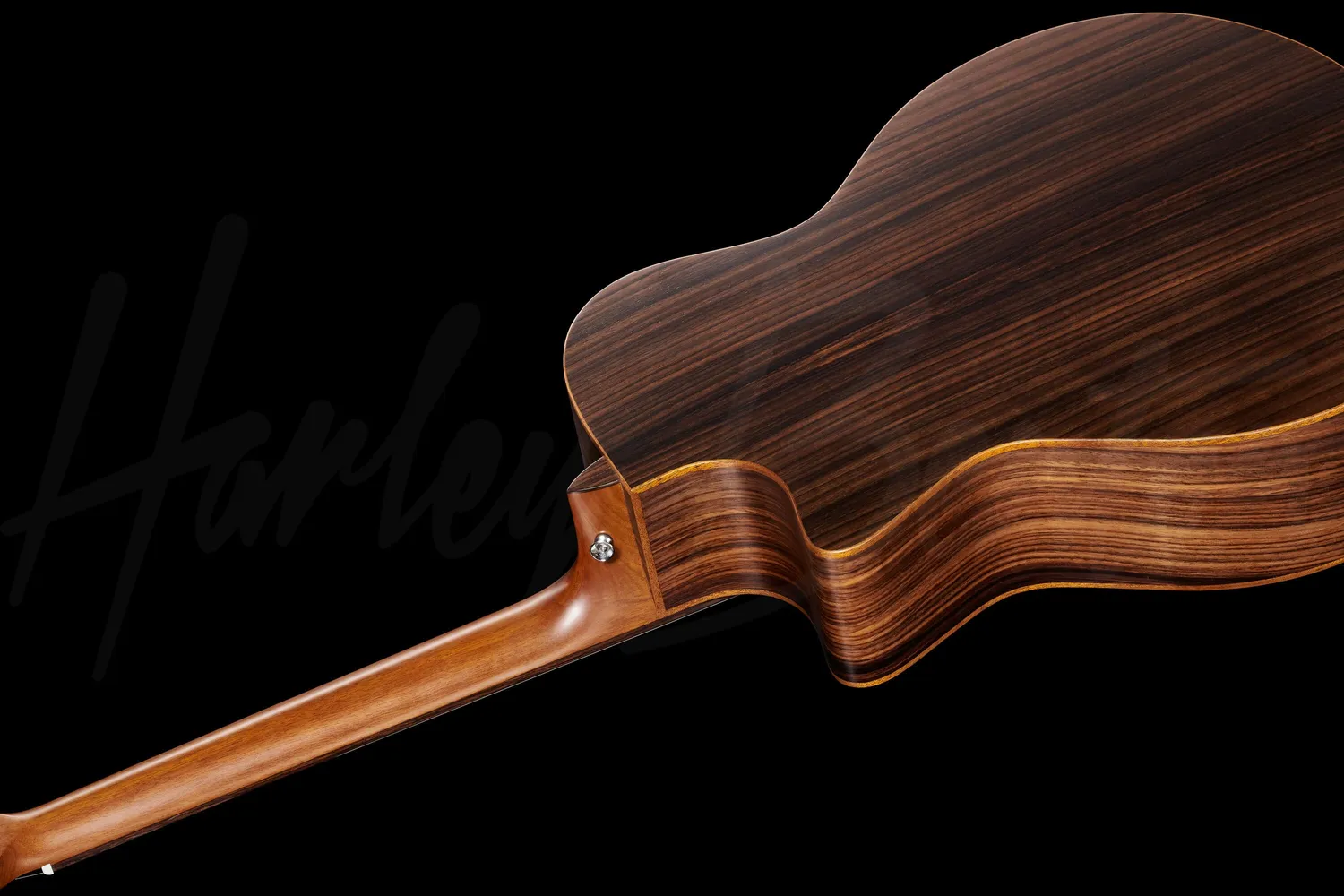 Harley Benton Custom Line CLG-70SR CE Westerngitarre Schwarz