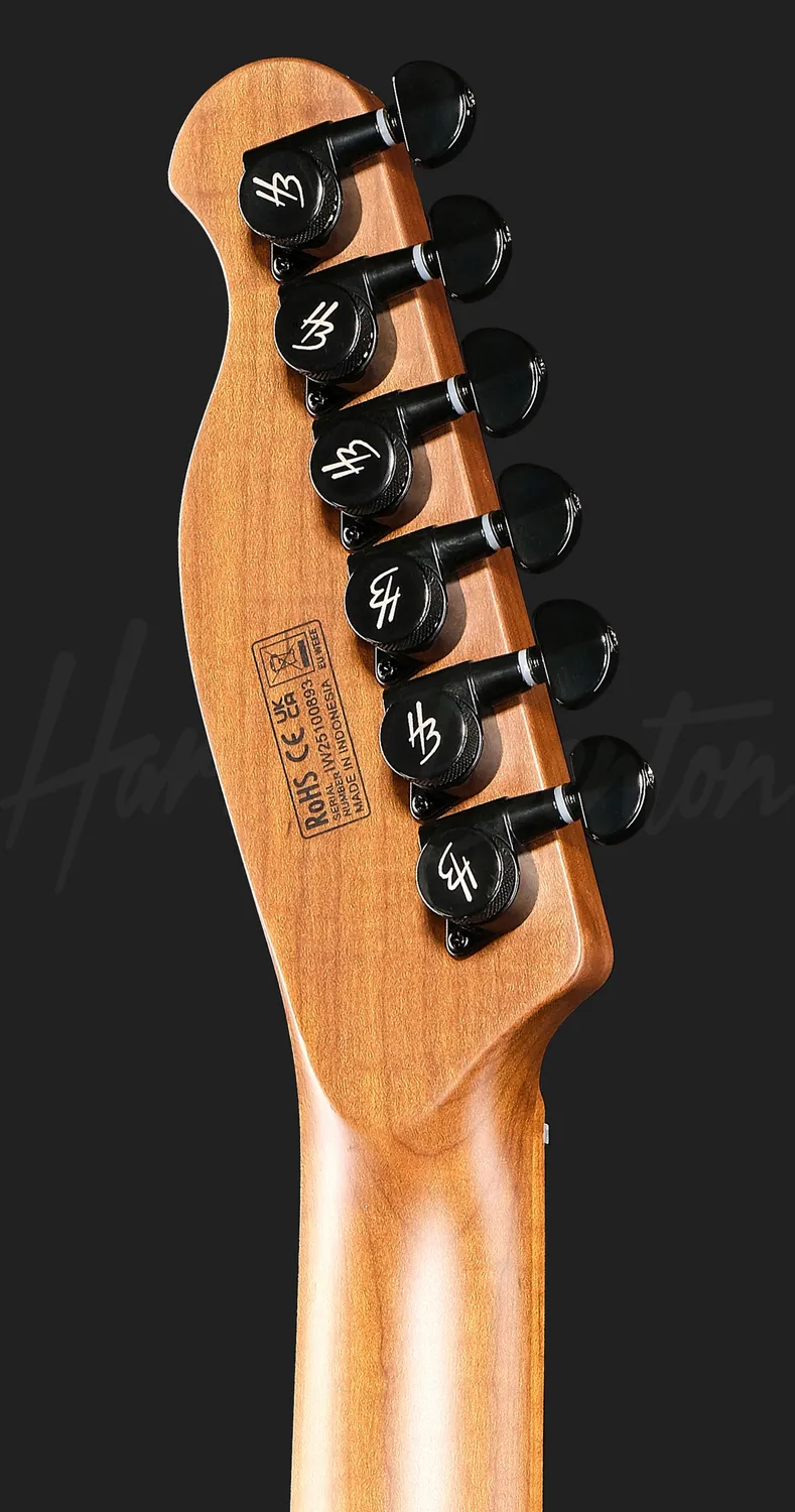 Harley Benton Progressive Fusion-T II EMG LH MN HT SBK E-Gitarre Schwarz