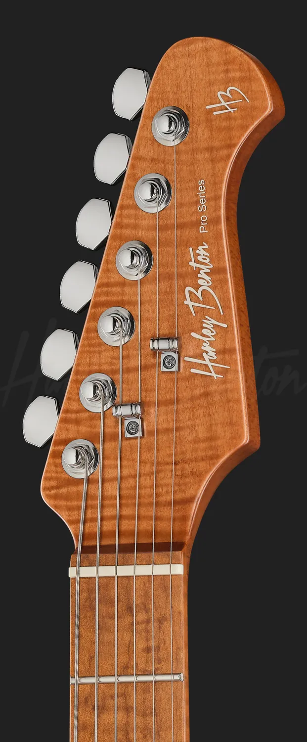 Harley Benton Fusion-IV E-Gitarre HSS Satin Grey Tremolo