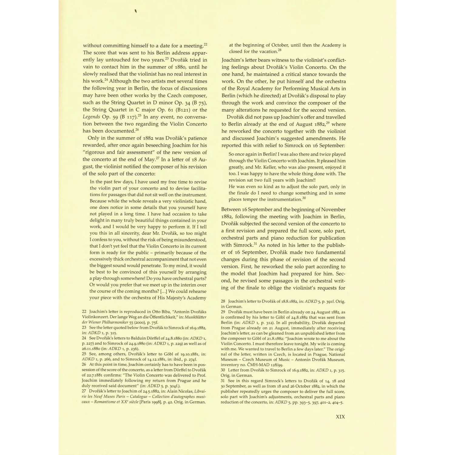 Bärenreiter Dvorak Konzert op. 53 Violine Noten Urtext