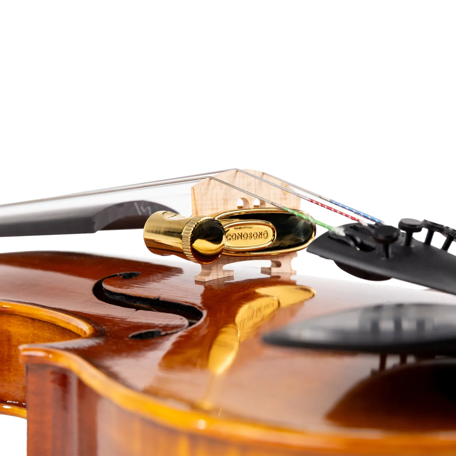 Comosono Silence Übungsdämpfer Violine Viola Gold stark dämpfend