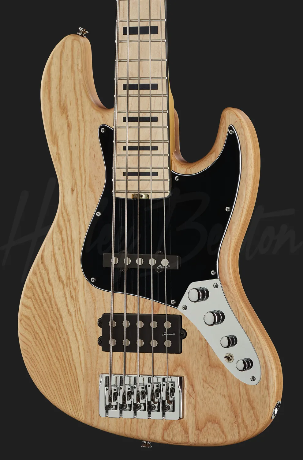 Harley Benton Enhanced MJ-5MN E-Bass Natural 5-saitig