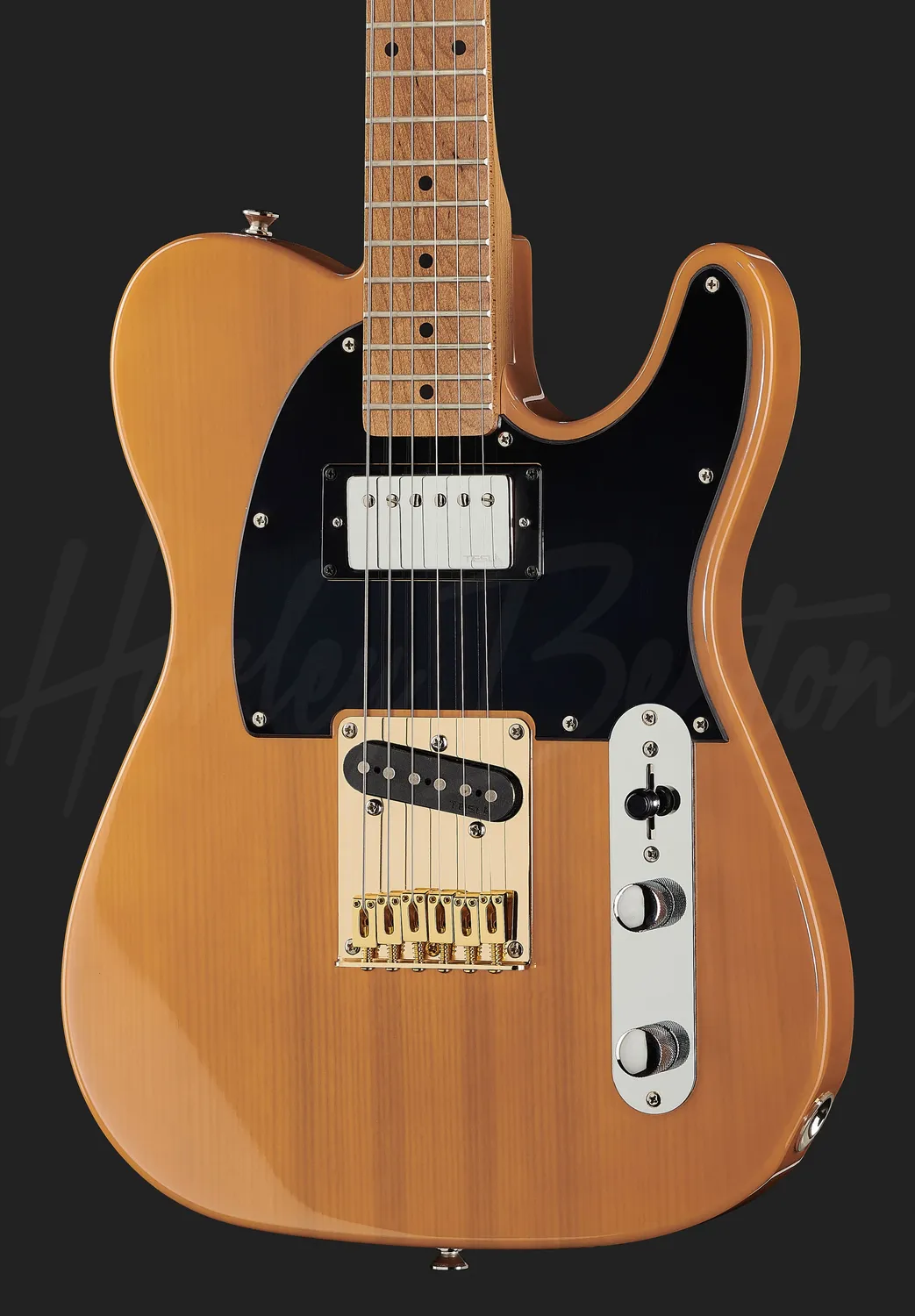 Harley Benton TE-53KR BL E-Gitarre Esche Humbucker