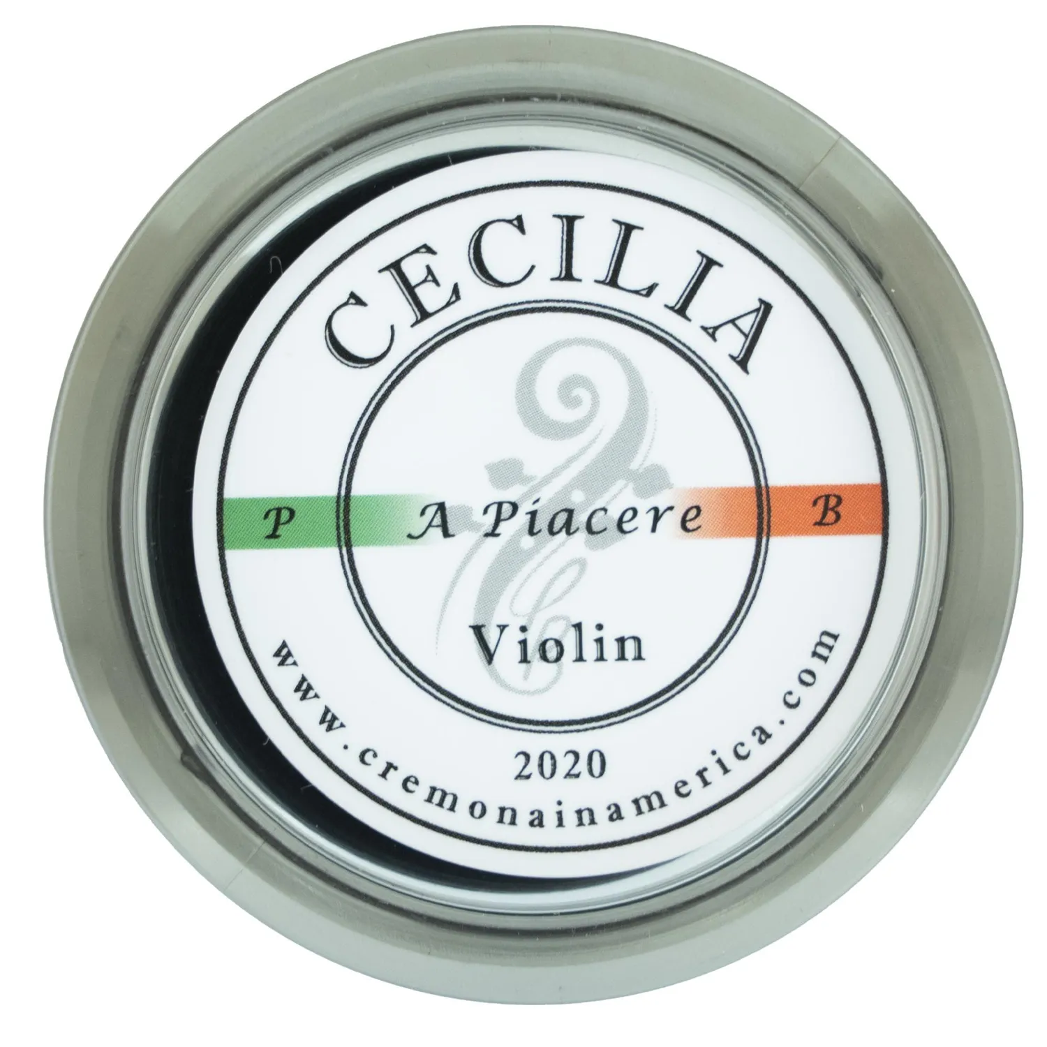 Cecilia Solo Violinkolophonium Half Cake kraftvoll