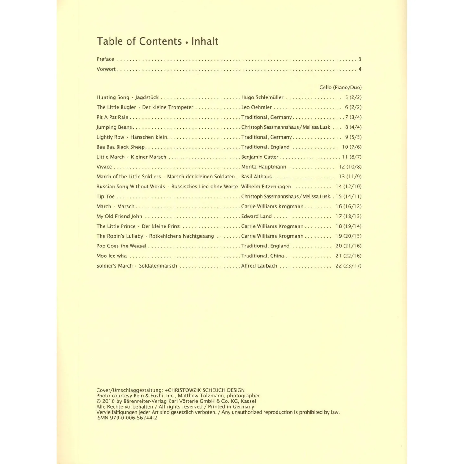 Sassmannshaus Cello Recital Album 1 Noten 18 Stücke