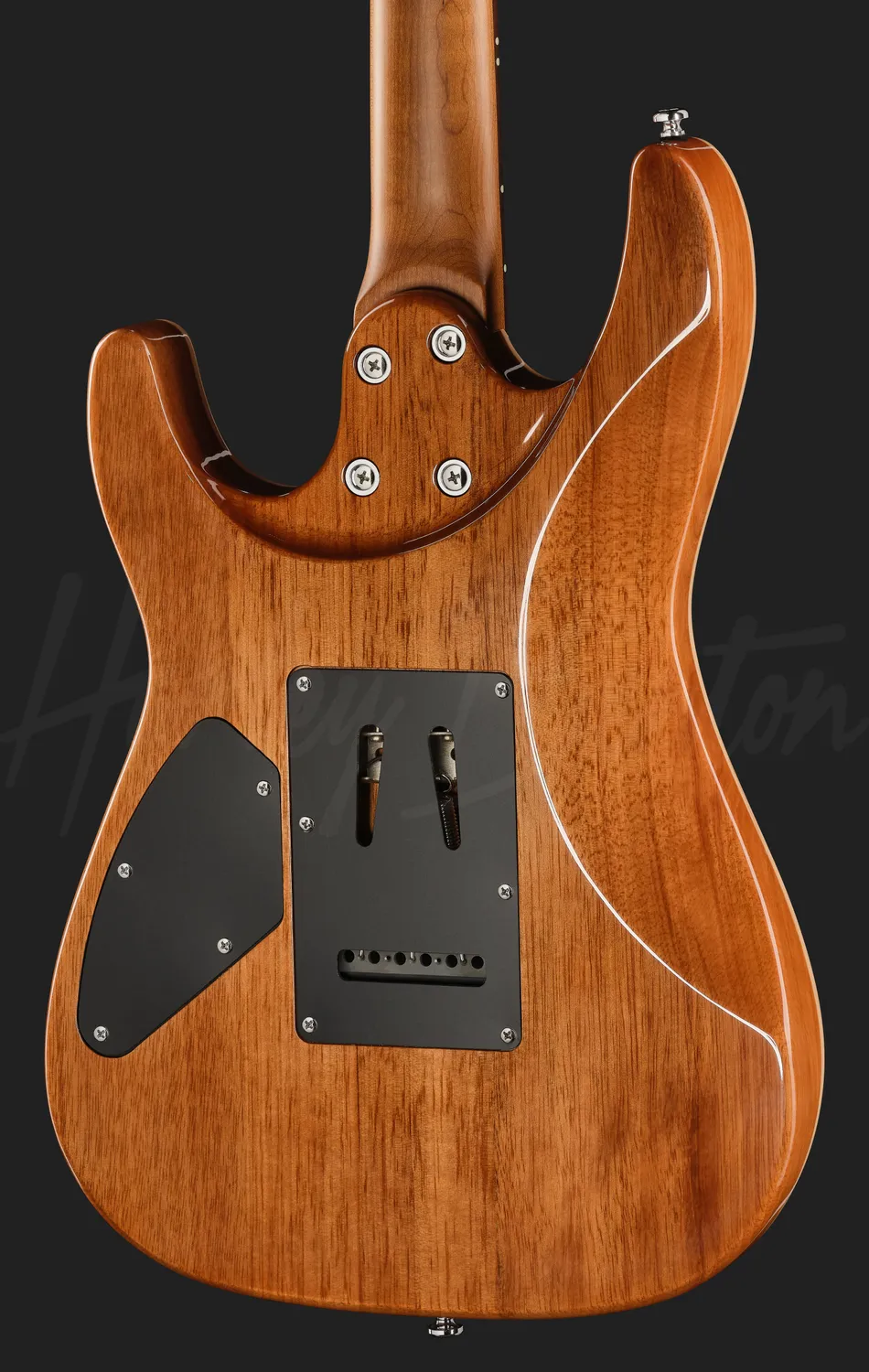 Harley Benton Progressive Fusion-IV HH RW QRG E-Gitarre Quilt Raspberry