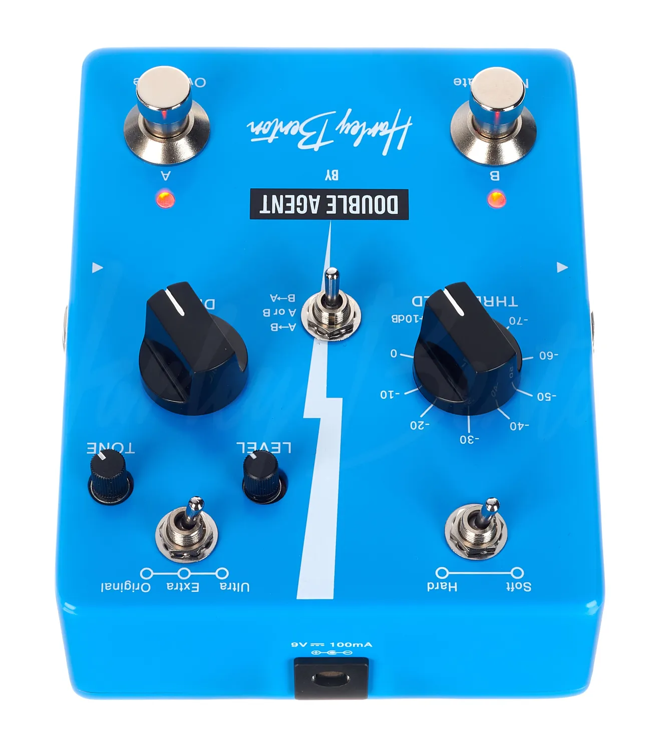 Harley Benton Standard Double Agent Effektpedal High-Gain