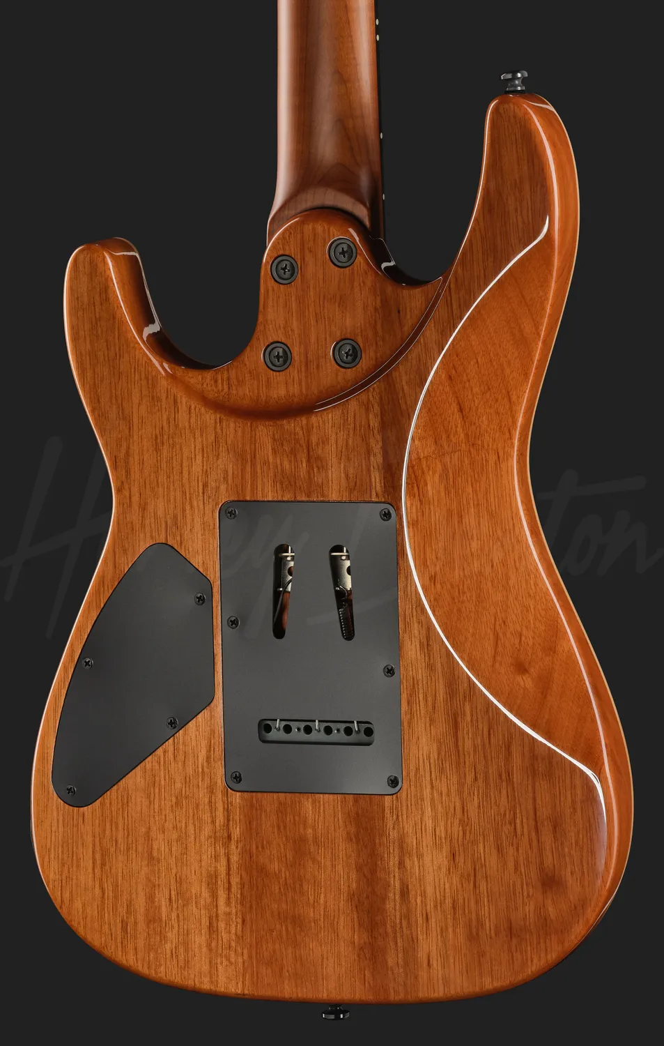 Harley Benton Fusion-IV HSH RW BM E-Gitarre Black Metallic HSH