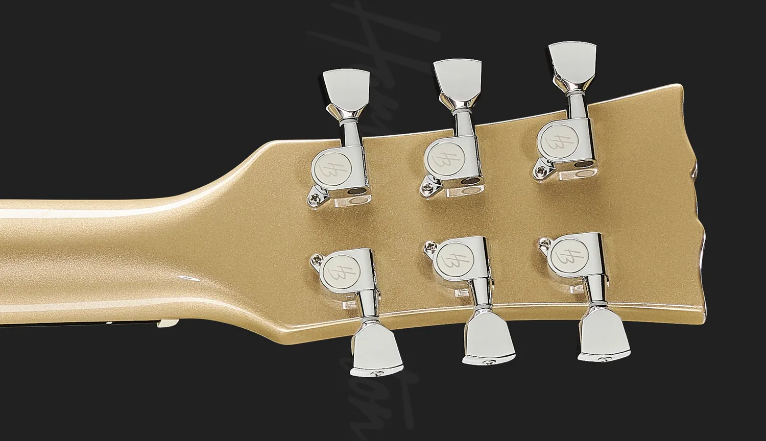 Harley Benton HB-35Plus Halbakustik-Gitarre Shoreline Gold Humbucker