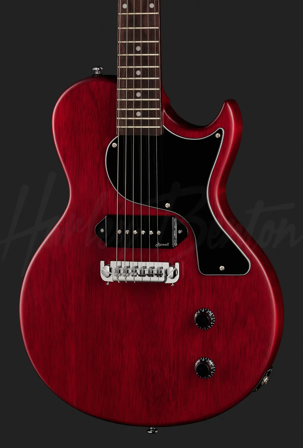 Harley Benton Vintage SC-Junior E-Gitarre Faded Cherry P90