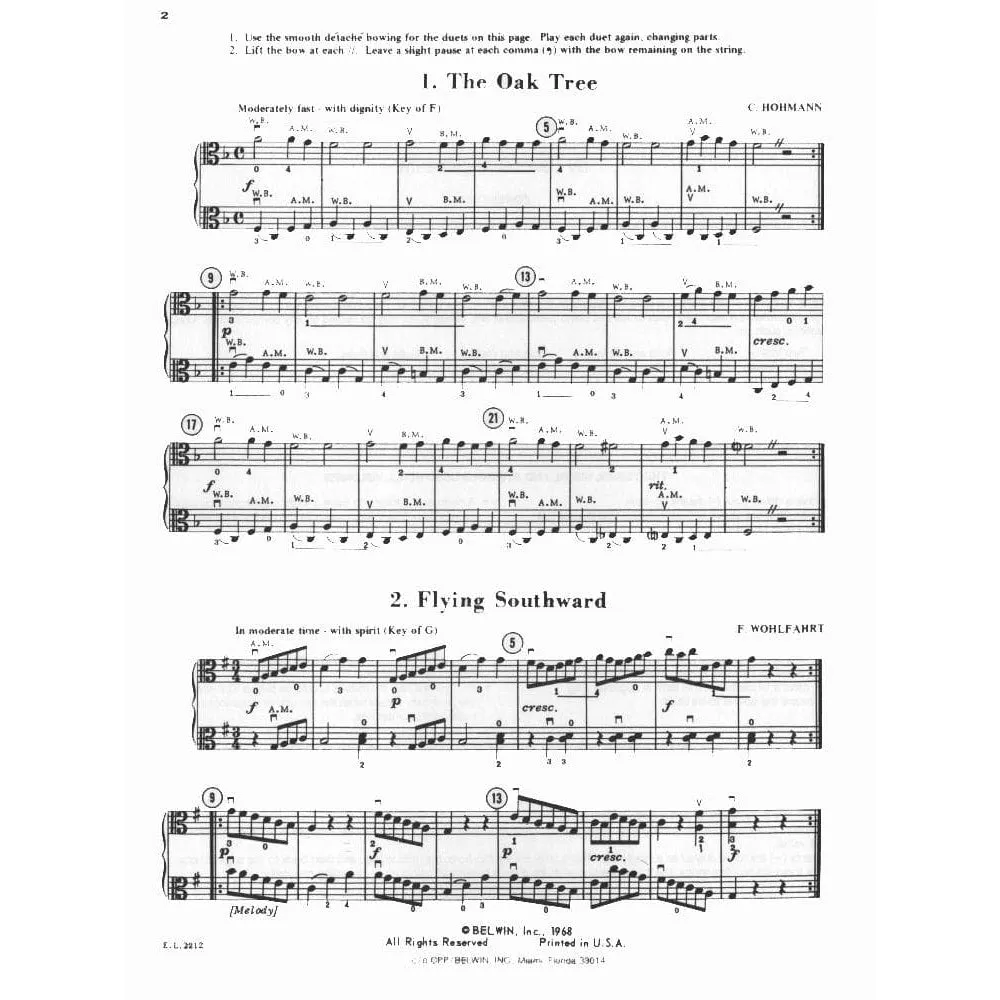 Shar Applebaum Beautiful Music Two Violas 2 Noten Duo