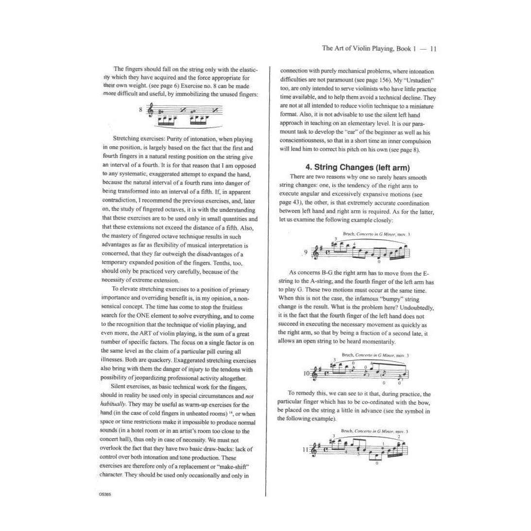 Flesch Art of Violin Playing Buch 1 Noten Violine Fischer