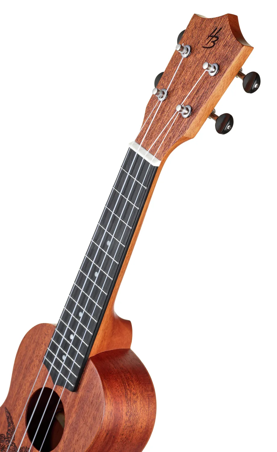Harley Benton Kahuna-S Turtle Ukulele Sopran Mahagoni