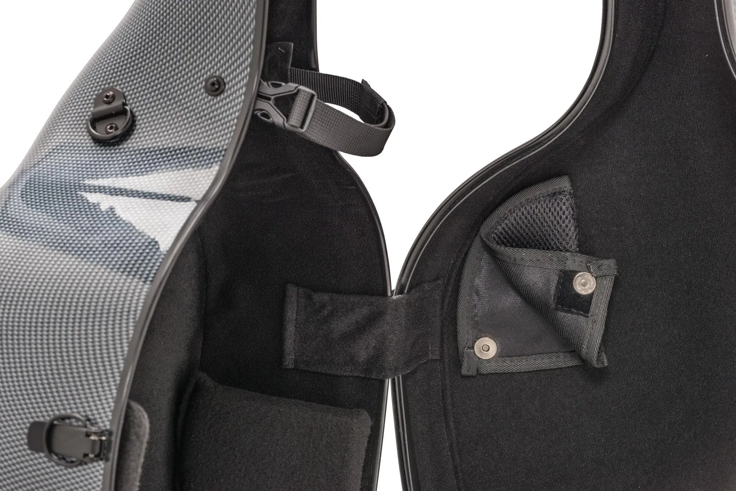 Shar Music SL Montagnana Cellokasten Carbon Silbergrau