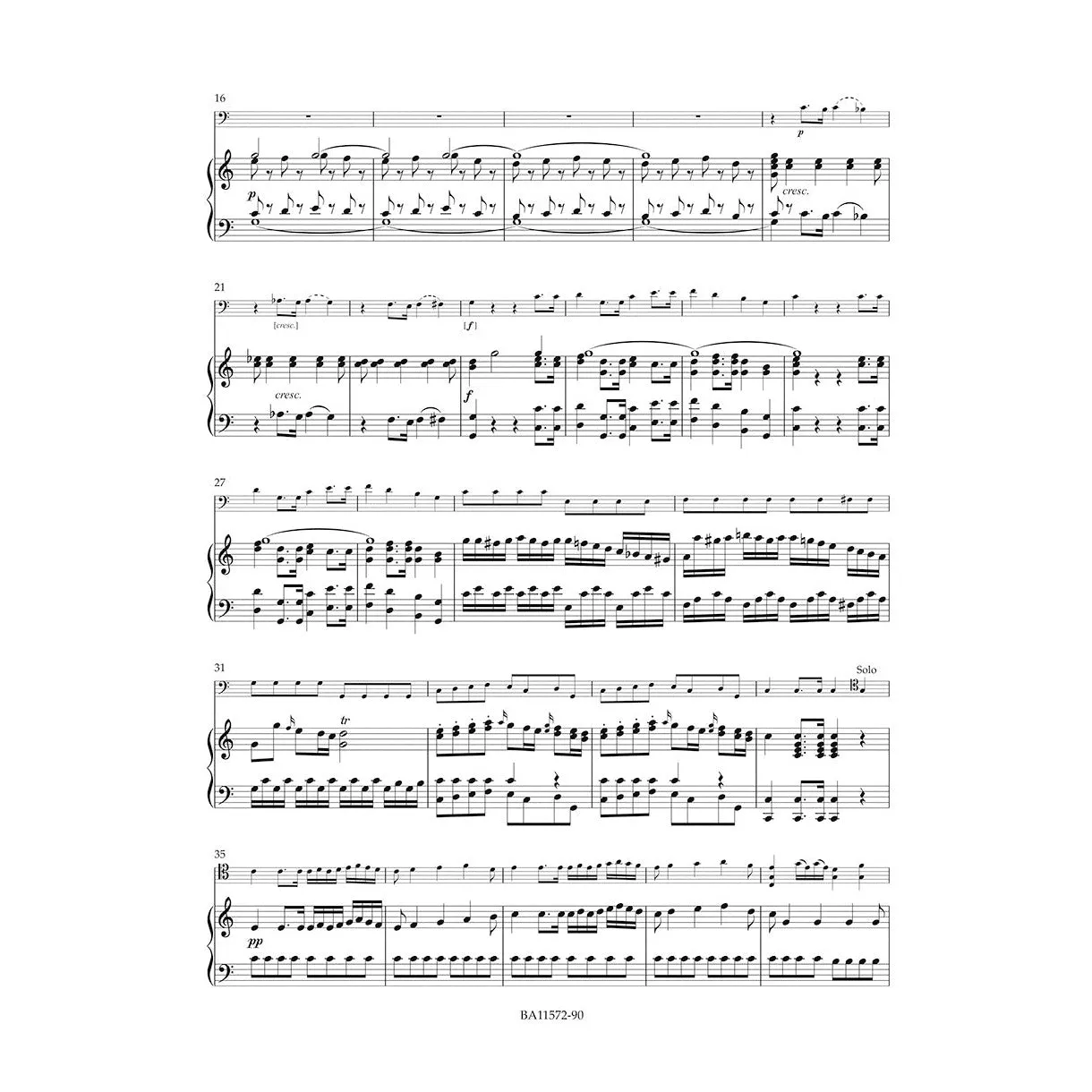 Bärenreiter Myslivecek Cellokonzert Noten C-Dur Urtext