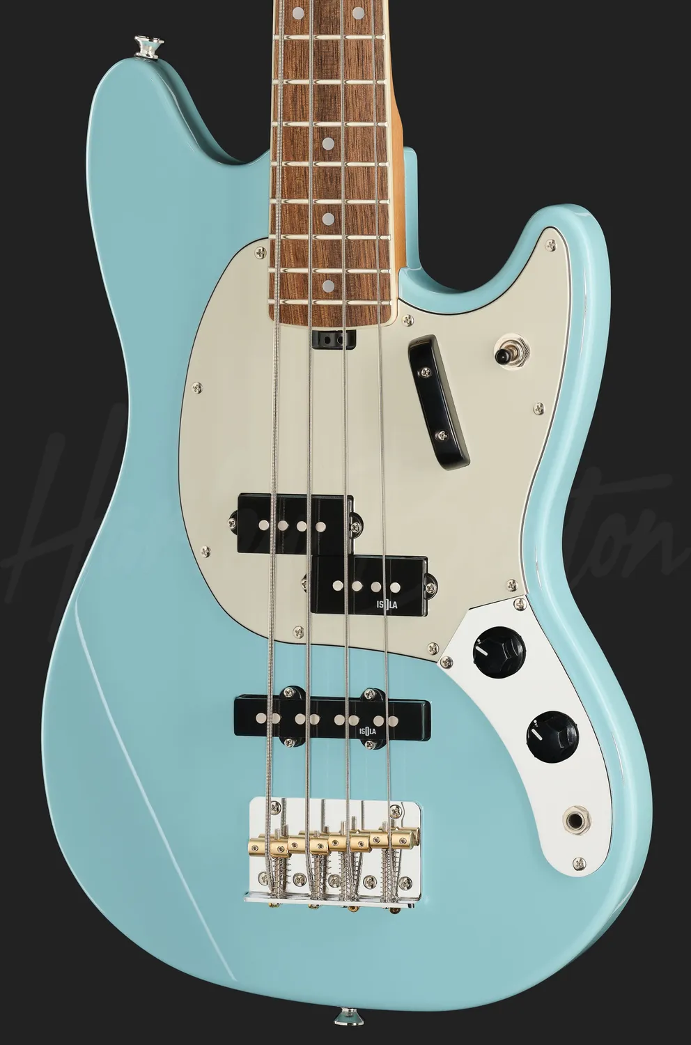 Harley Benton Pro MV-4MSB Shortscale Bass Daphne Blue