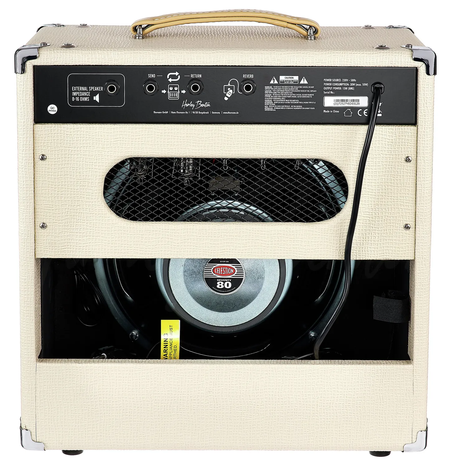 Harley Benton TUBE15 Celestion Gitarrencombo 15 Watt Röhre