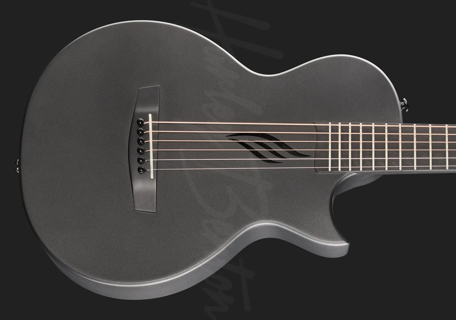 Harley Benton Custom Line TravelMate Reisegitarre Carbon 89cm
