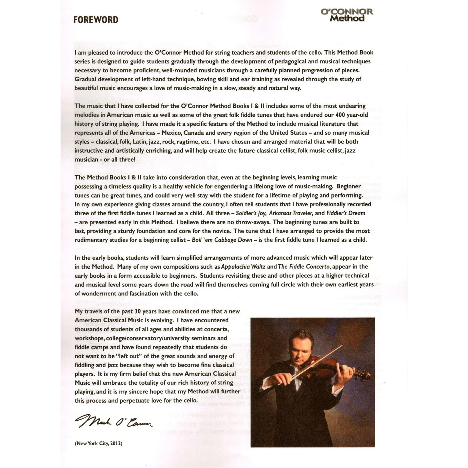 Shar Music O'Connor Cello Method Book II Noten Cello