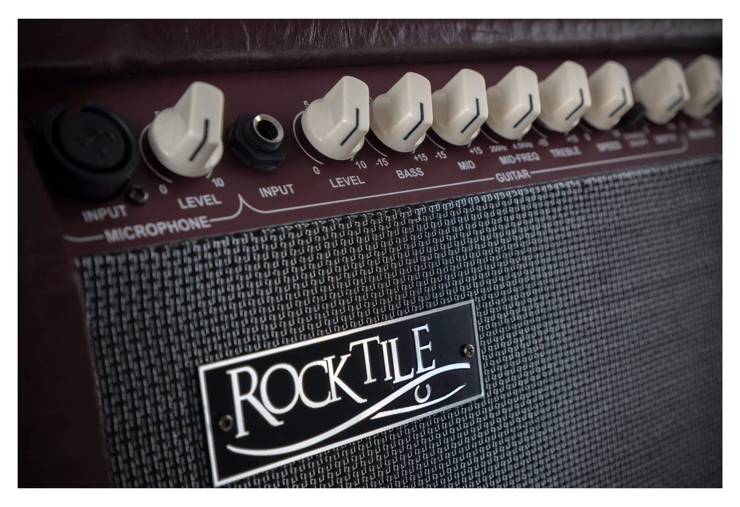 Rocktile AA-30 Eric Akustikverstärker 30 Watt braun 2-Kanal