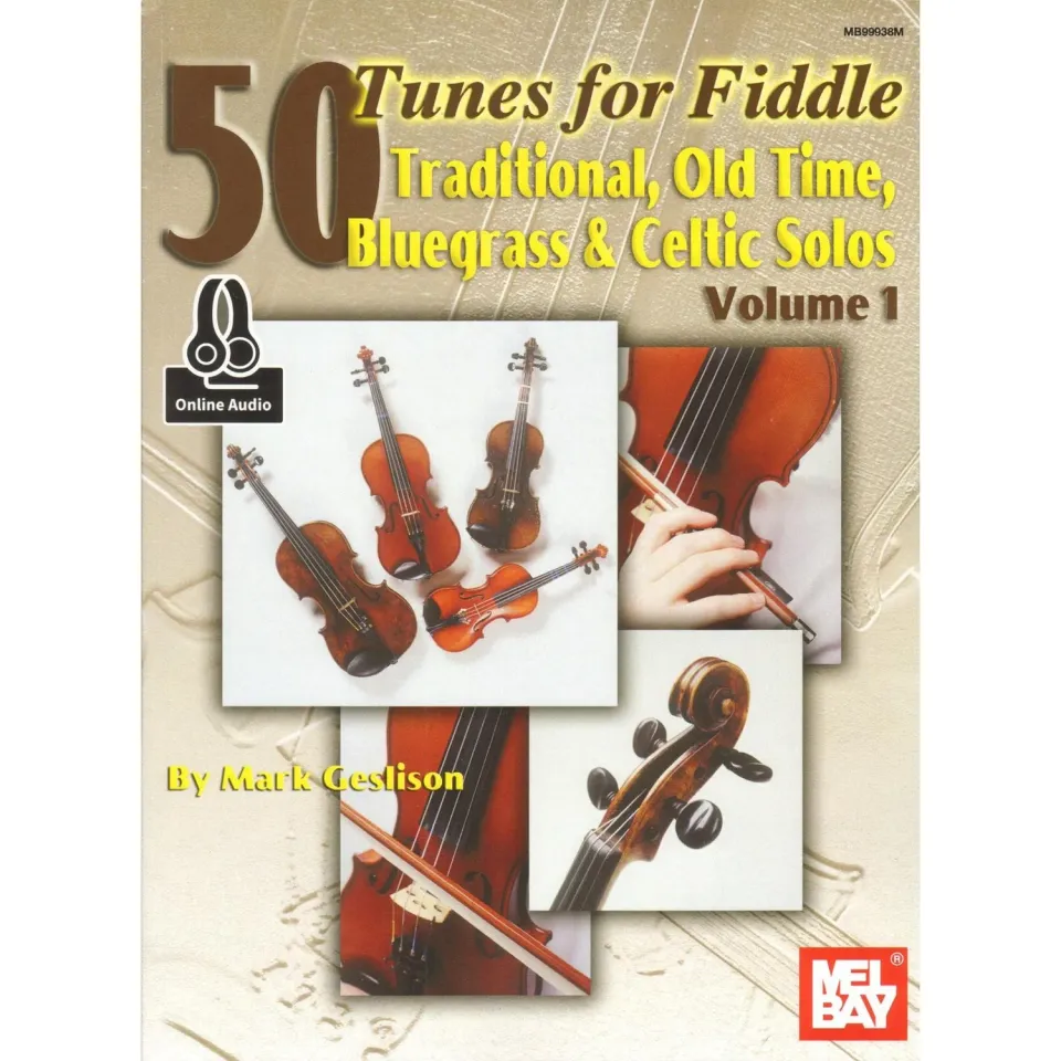 Mel Bay 50 Tunes Fiddle Vol.1 Violinenoten Audio
