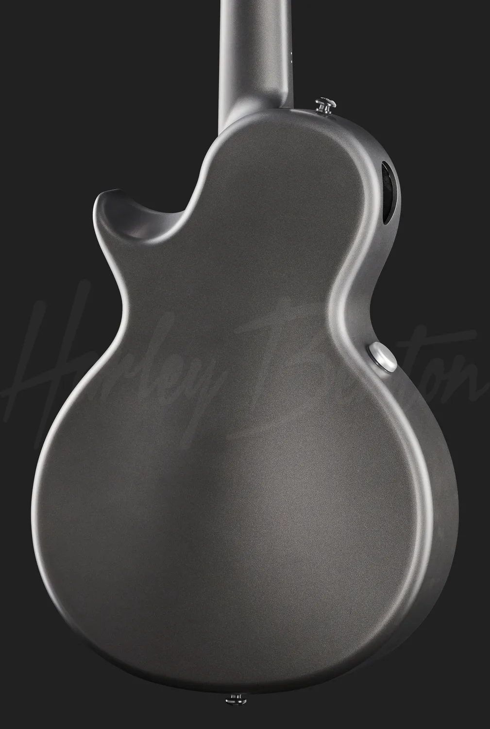 Harley Benton Custom Line TravelMate-E Reisegitarre Carbon