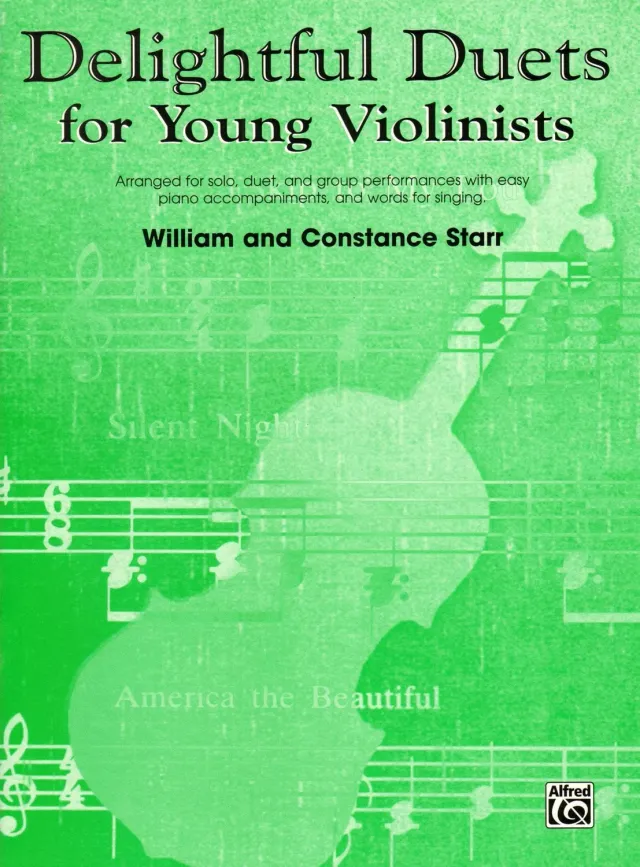 Alfred Delightful Duets Young Violinists Noten Klavierstimme