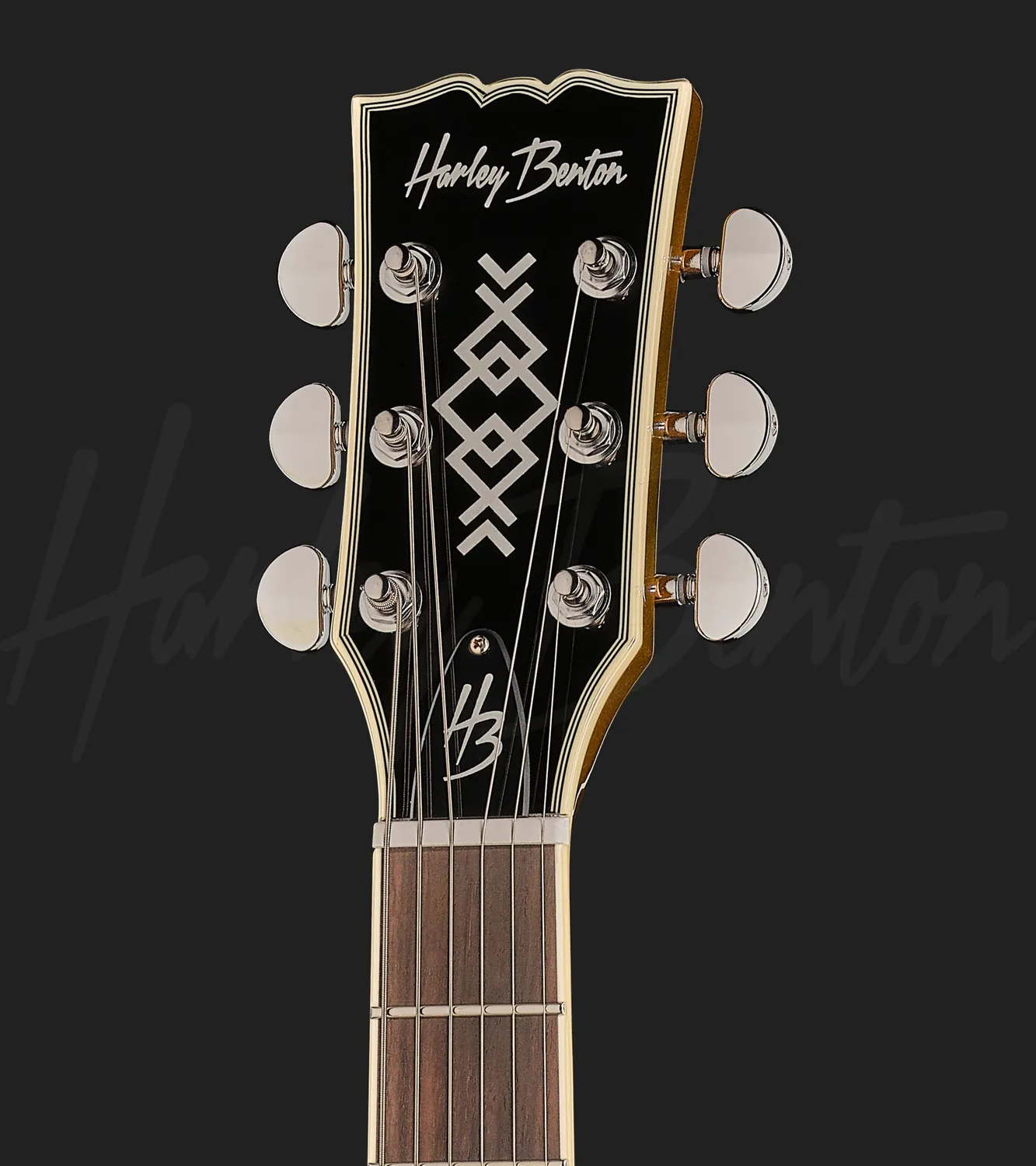 Harley Benton SC-Custom III E-Gitarre Gold Top Humbucker