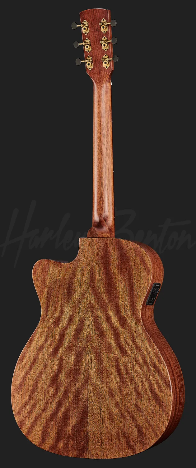 Harley Benton Custom Line CLA-15MCE Westerngitarre Mahagoni