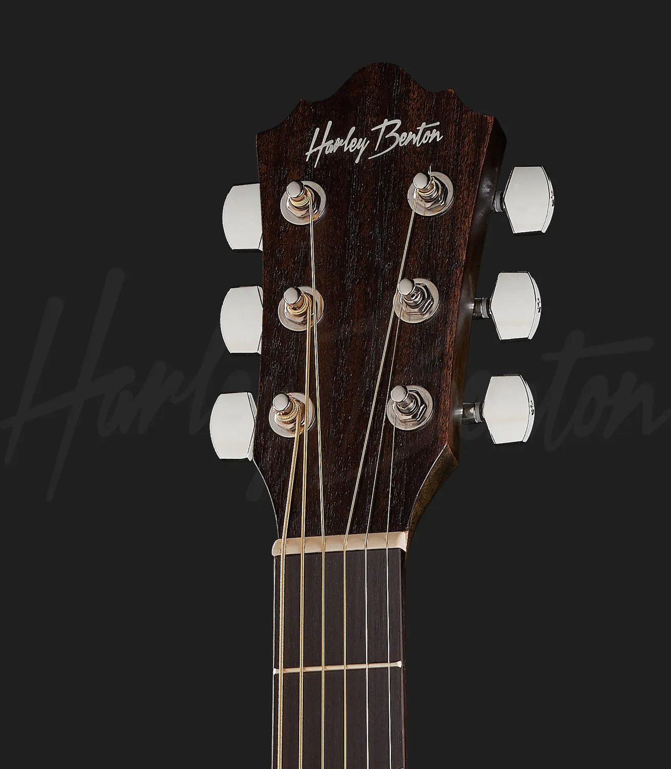 Harley Benton Delta Blues DCE Westerngitarre Mahagoni Cut
