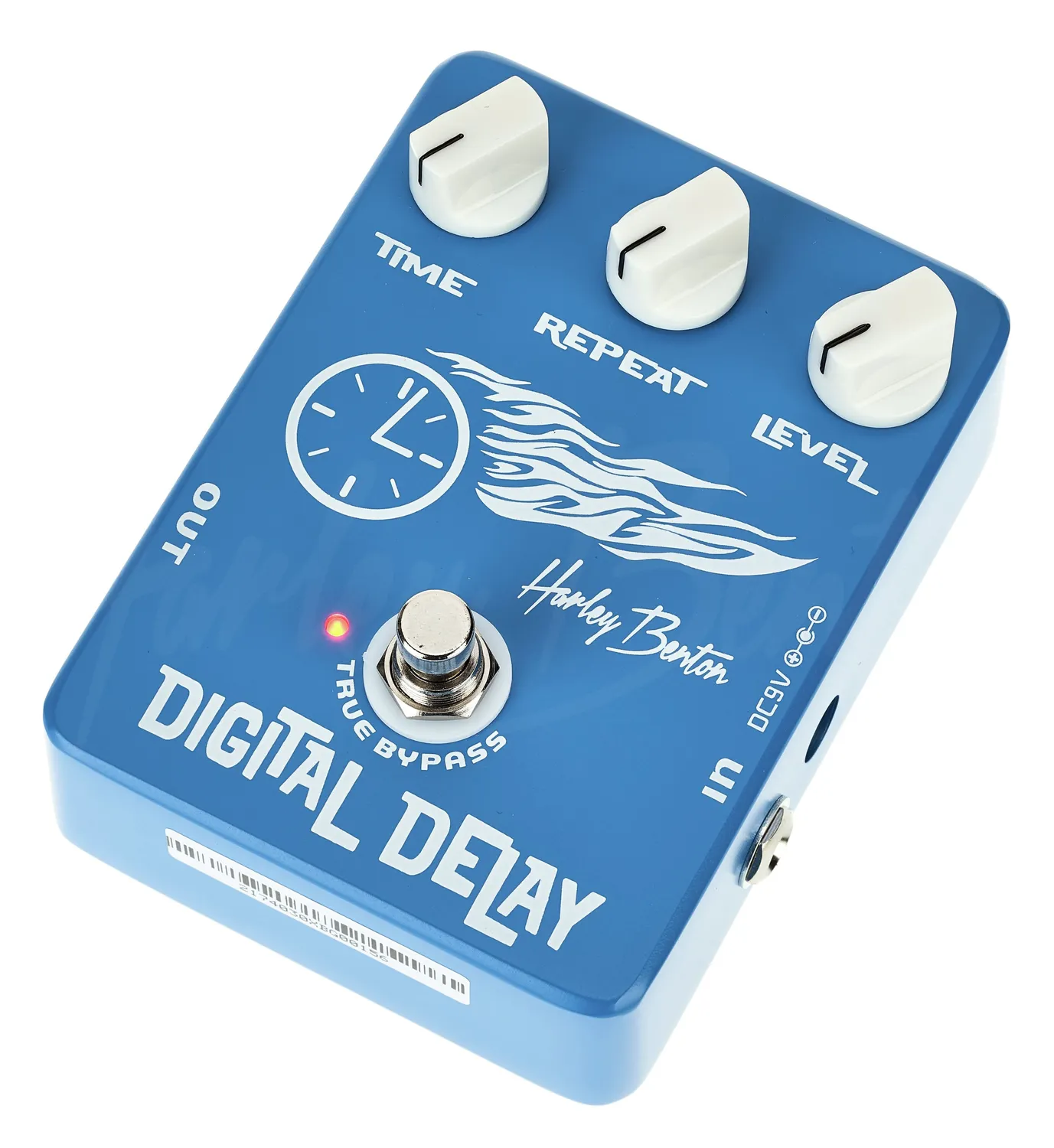 Harley Benton Digital Delay Effektpedal warm analog