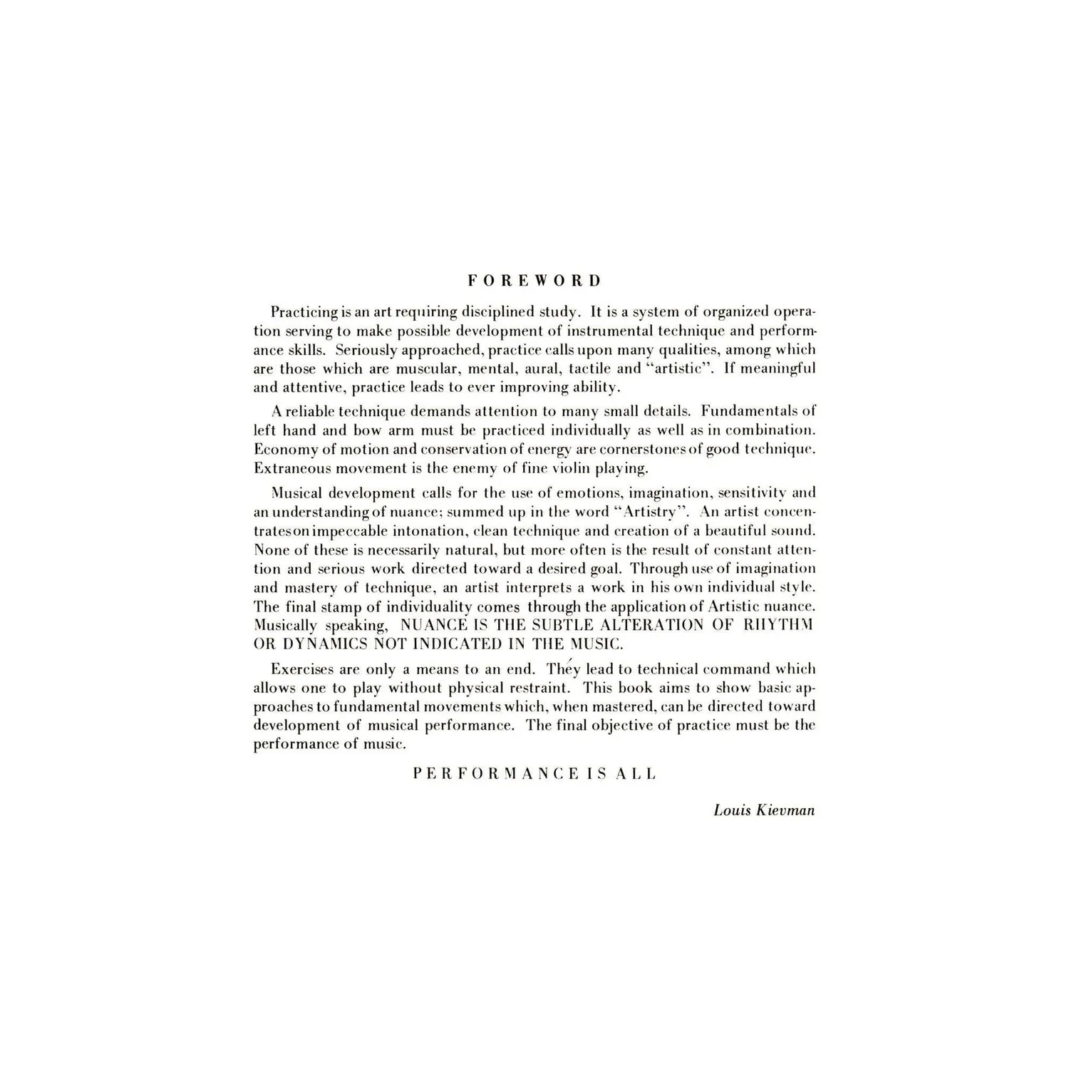 Kievman Practicing Violin Mentally Physically Lehrbuch