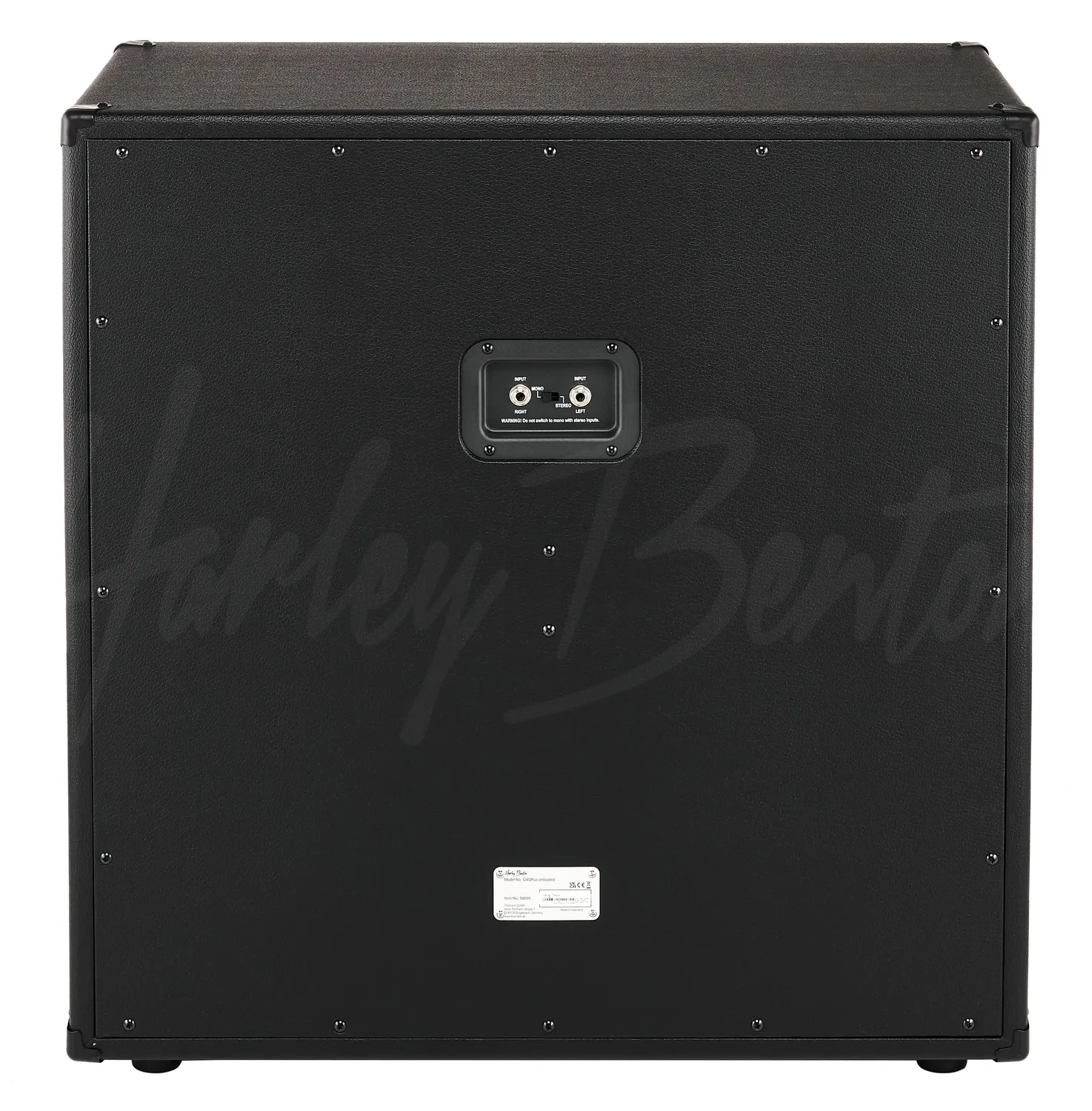 Harley Benton G412Plus Gitarrenbox unbestückt 4x12 geschlossen