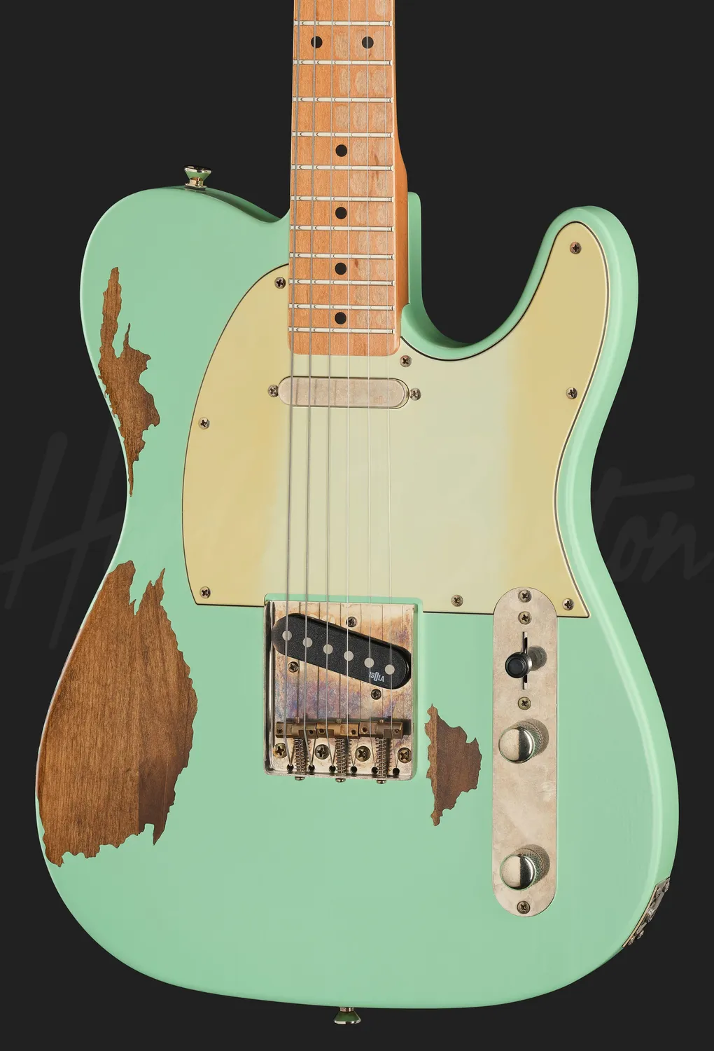 Harley Benton TE-62HA MN SFG E-Gitarre Seafoam Green