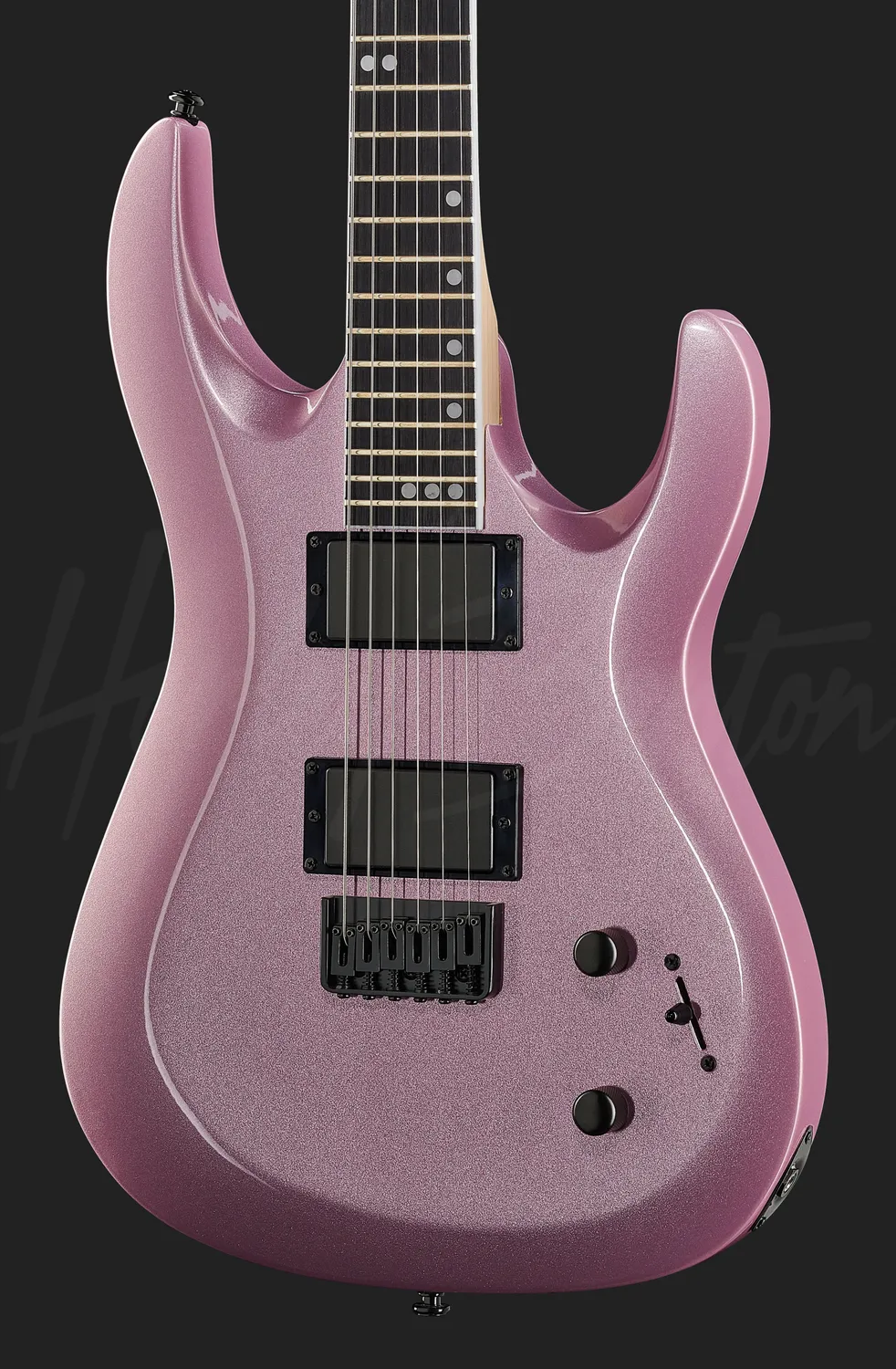 Harley Benton Rock R-446 Plum Metallic E-Gitarre Pappel