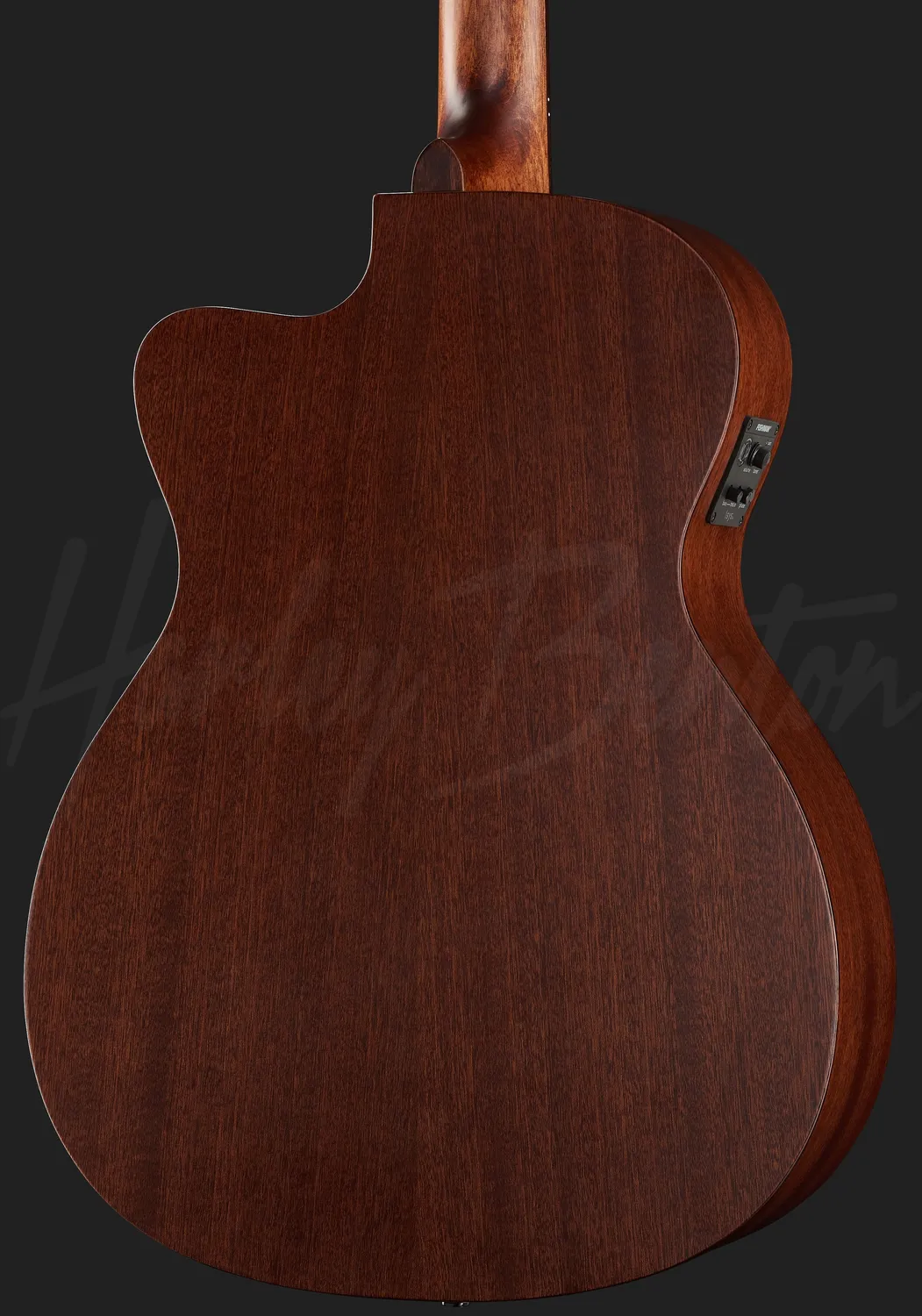 Harley Benton Custom CLA-15MCE Westerngitarre Mahagoni