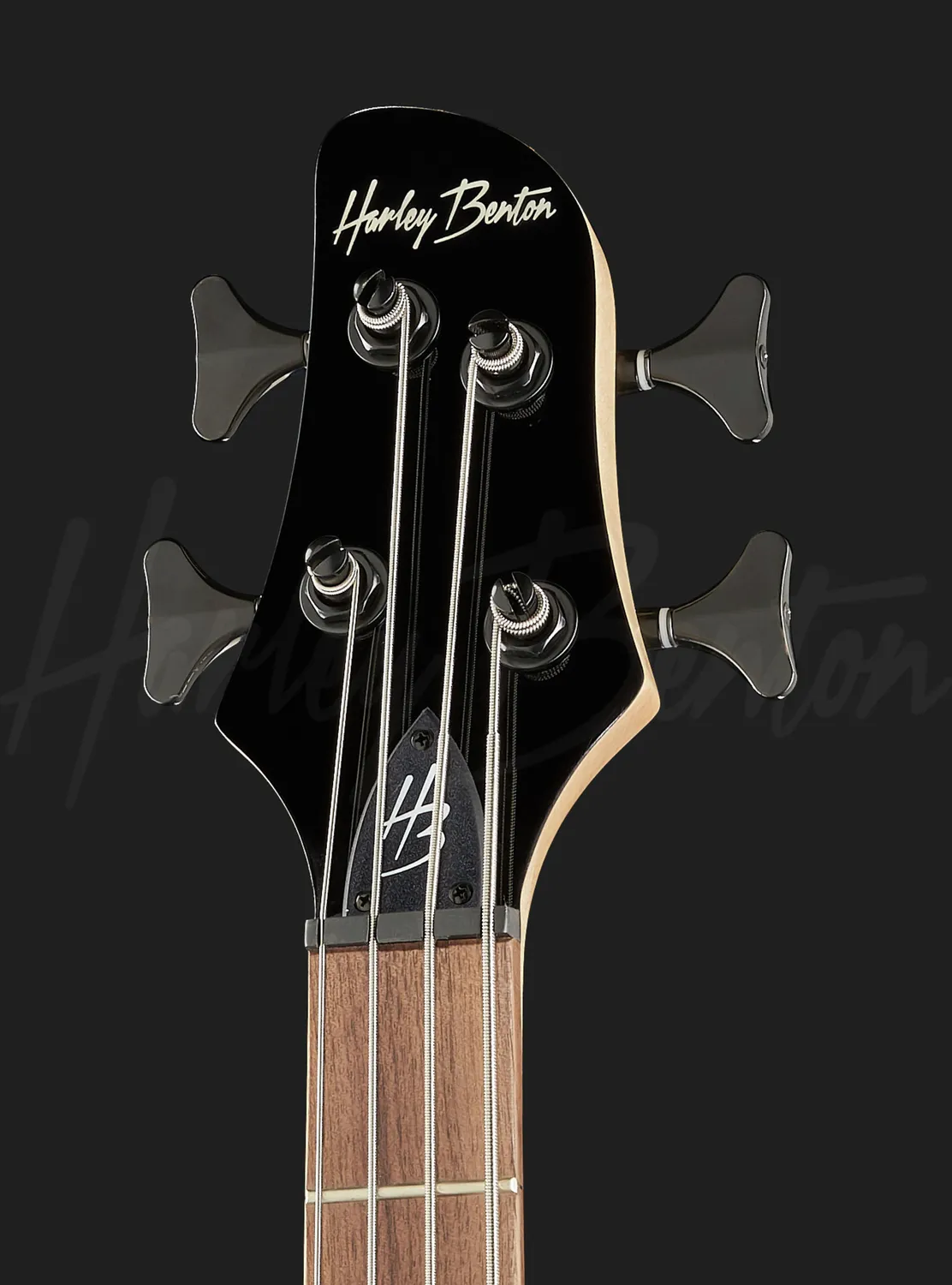 Harley Benton B-450LH E-Bass aktiv schwarz Linkshänder
