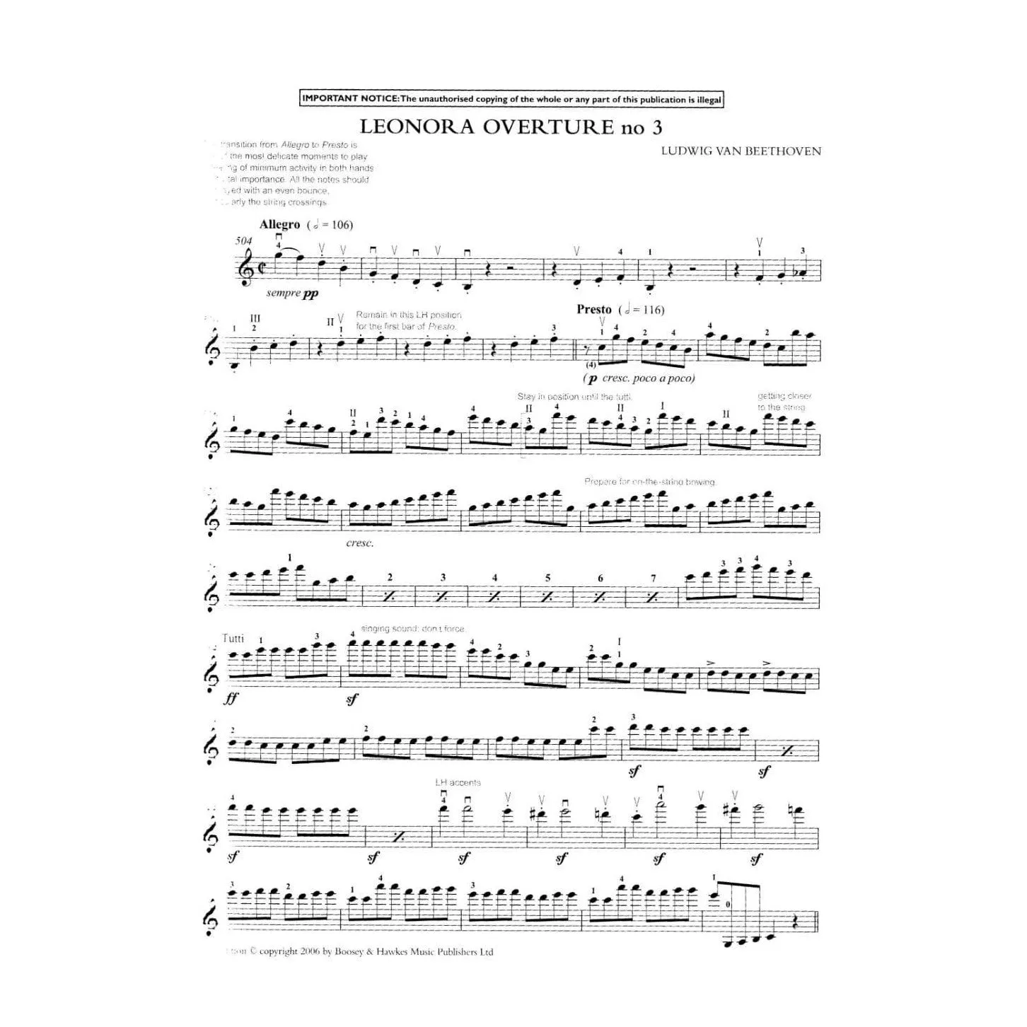 Boosey & Hawkes Orchestral Violinist Book 1 Noten Violine