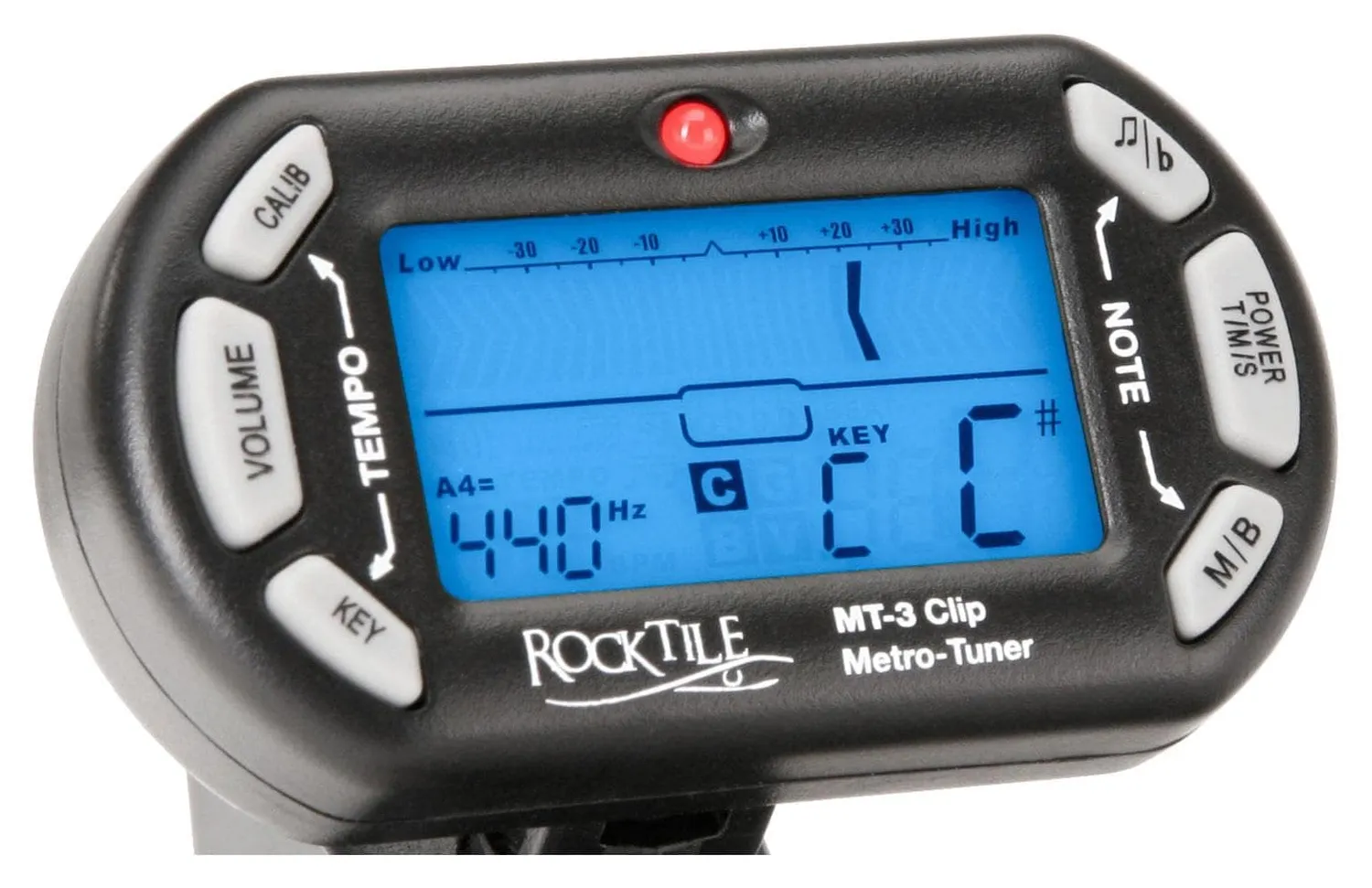Rocktile MT-3 Clip-Stimmgerät Metronom chromatisch