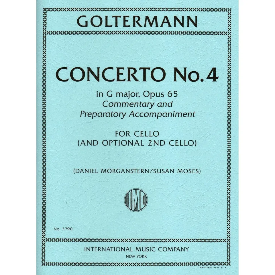 Goltermann Konzert Nr.4 G-Dur op.65 Cellonoten International