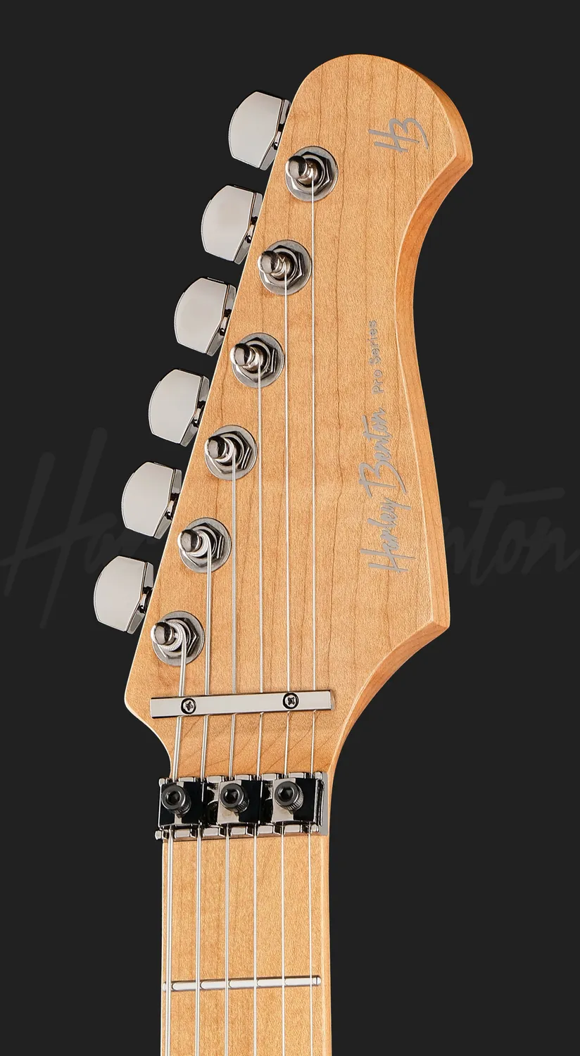 Harley Benton ST-80FR E-Gitarre Floyd Rose Gold Sparkle 80er