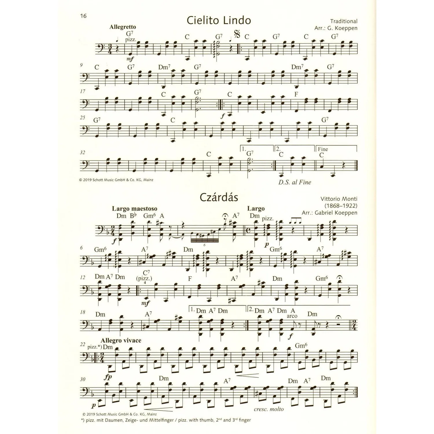 Schott Gabriel Koeppen Cello Fake Book Cellonoten 1-2 Celli
