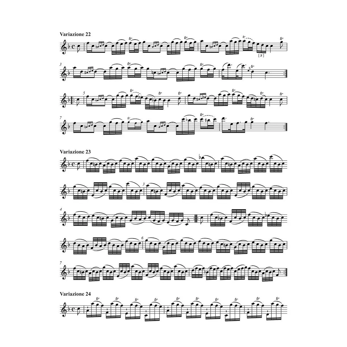 Tartini L’arte dell’arco Violin-Solo Urtext Bärenreiter