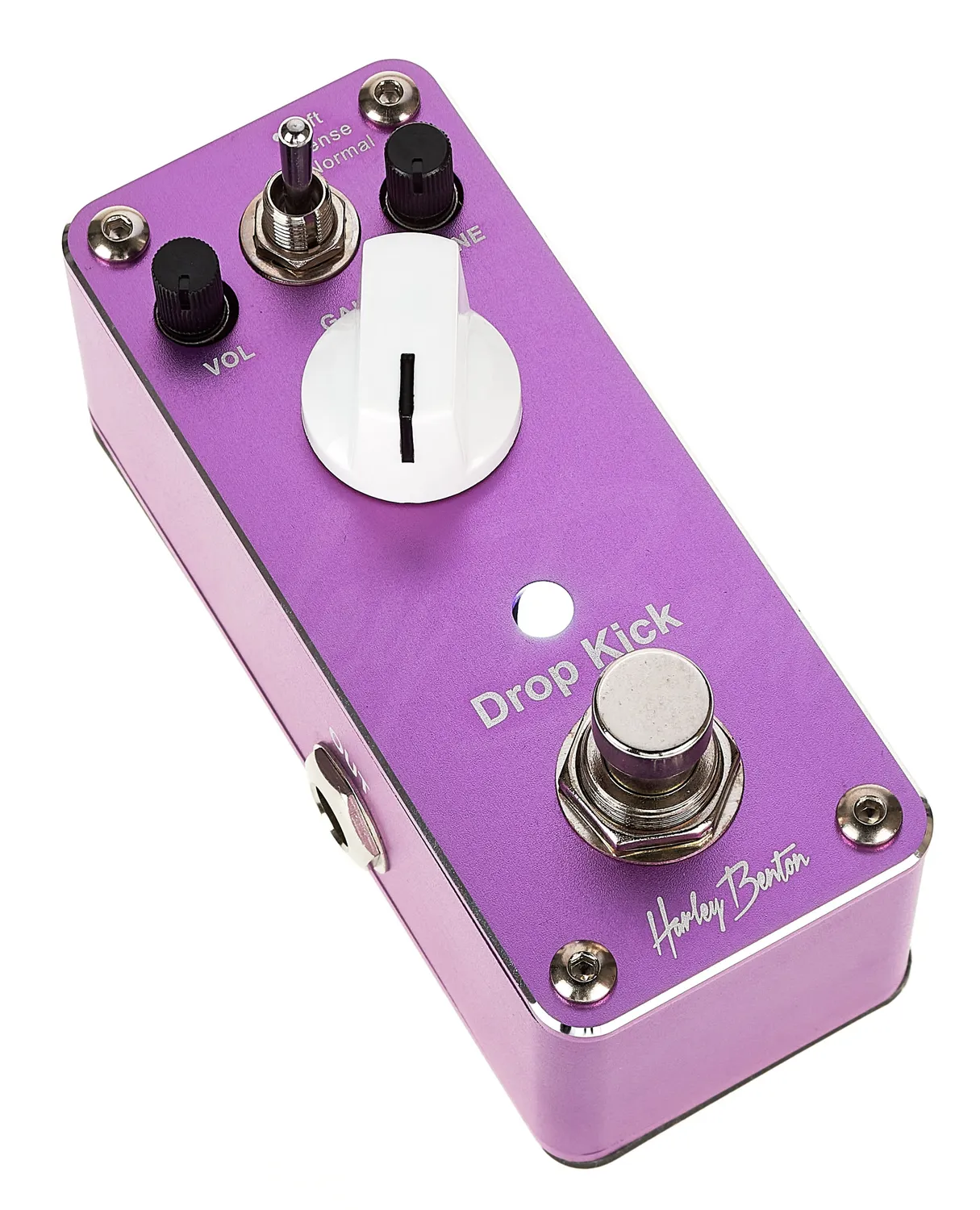 Harley Benton MiniStomp Drop Kick Distortion-Pedal High-Gain