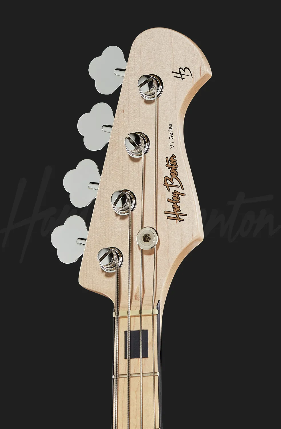 Harley Benton JB-75 NA E-Bass Esche Natur 4-saitig