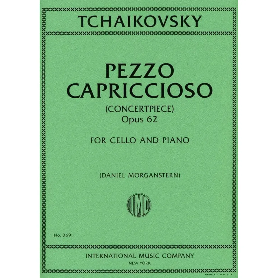 Tschaikowski Pezzo Capriccioso Op.62 Cello Klavier Noten