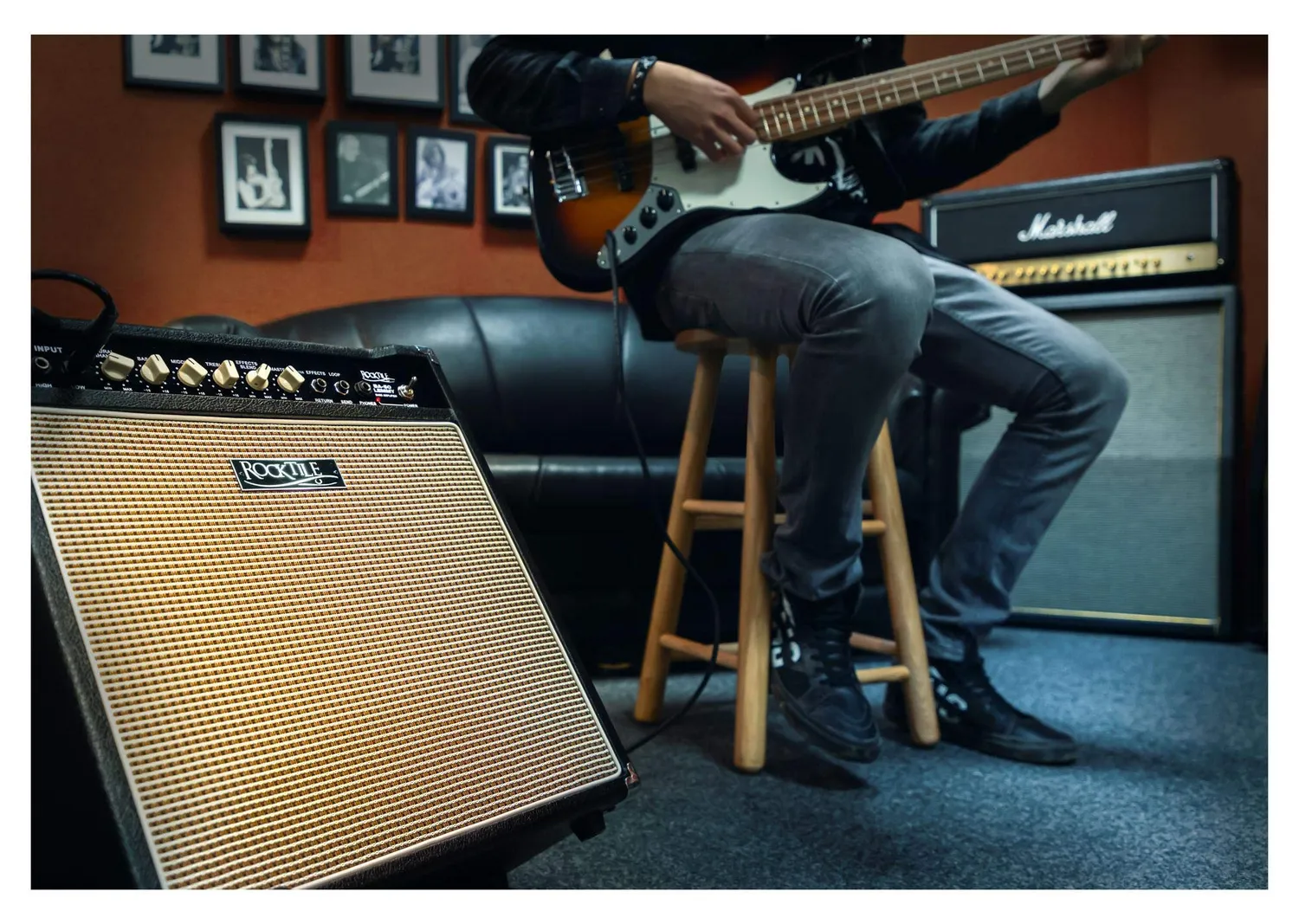 Rocktile BA-50 Lemmy Basscombo 50 Watt schwarz