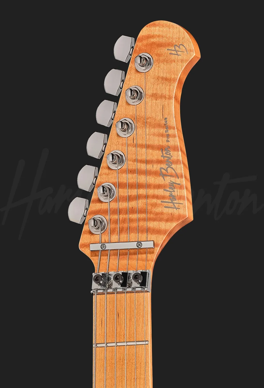 Harley Benton ST-80FR MN HH E-Gitarre schwarz 80s