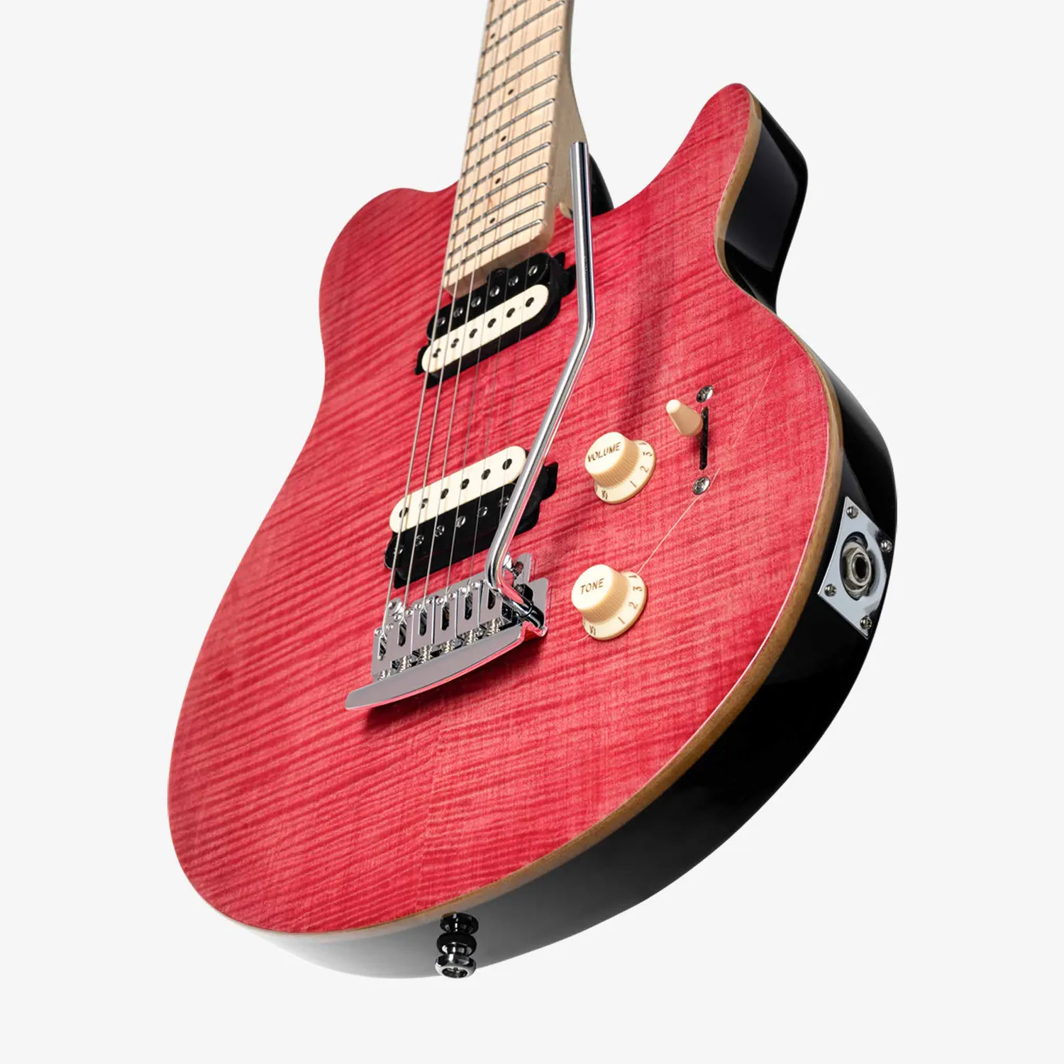 Sterling SUB Series Axis E-Gitarre Stain Pink HH