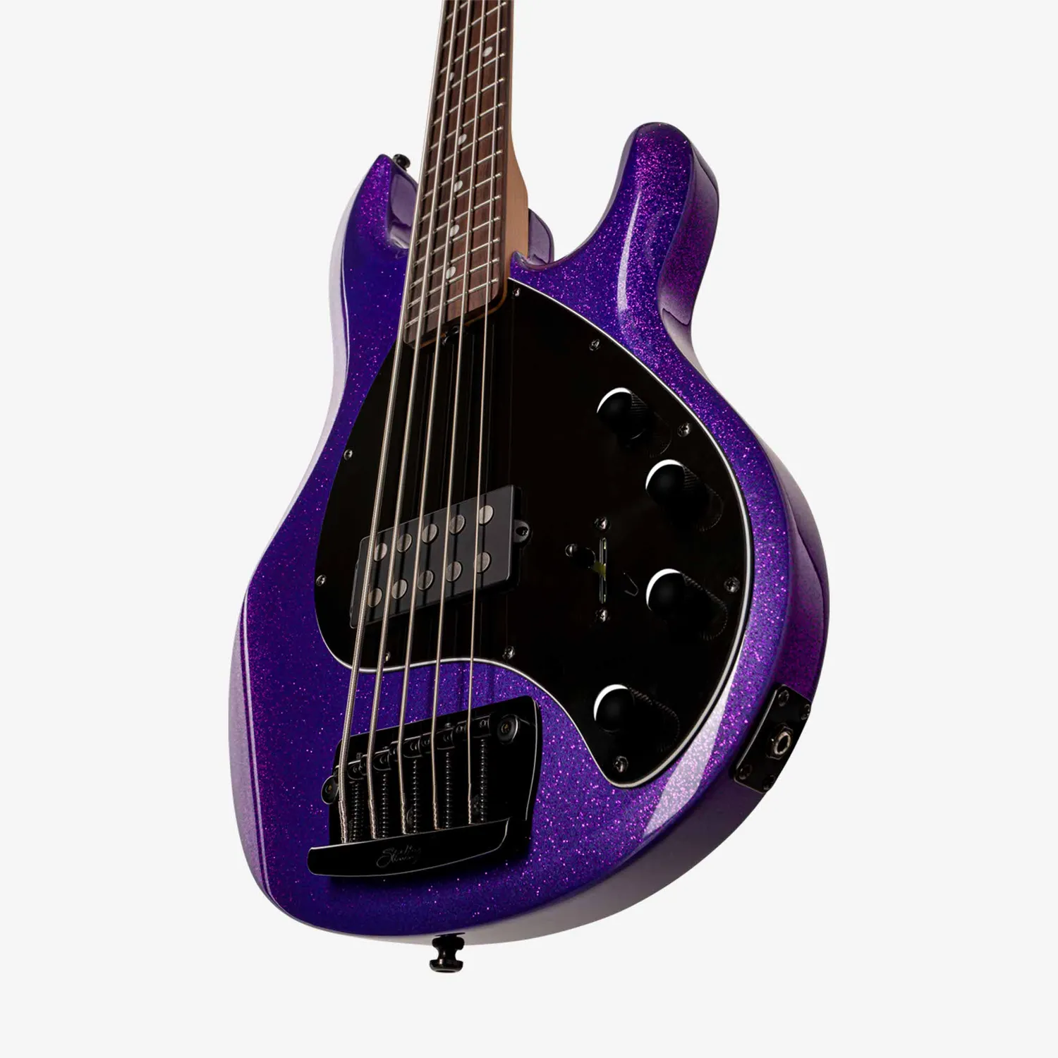 Sterling Standard StingRay RAY35 E-Bass Purple Sparkle 5-saitig